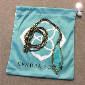 Kendra Scott Turquoise Pendant Necklace